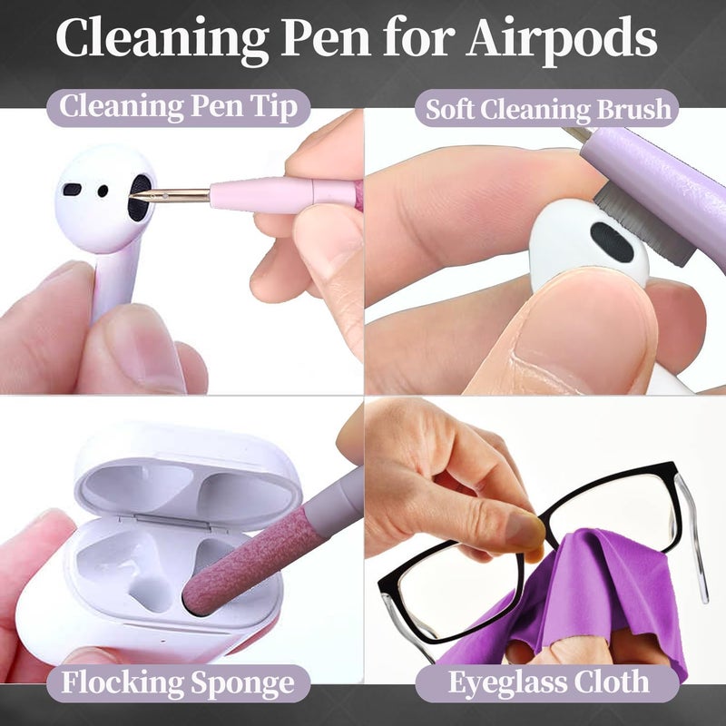 Hatstart Store Laptop Computer PC Gaming Keyboard Cleaner Kit with Earbud Cleaning Pen, Phone Tablet Touch Screen Mist Spray Device Clean Tool for iPhone iPad Airpod MacBook Pro, Cool Gadgets Gifts for Men - Image 4